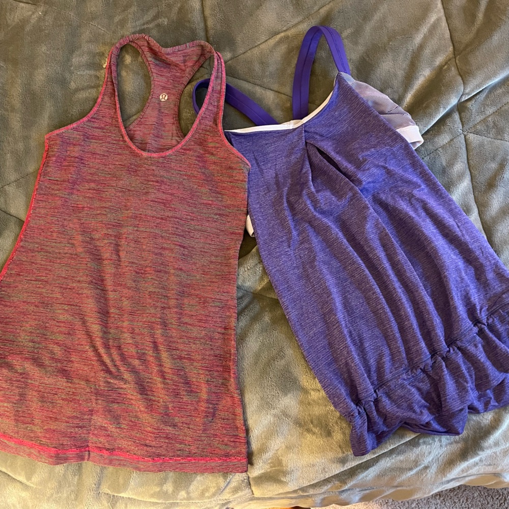 Lulu tank tops, longer style and loose style